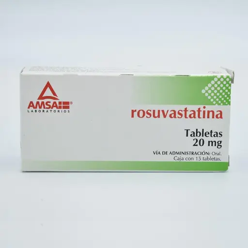 [875403] ROSUVASTATINA (Amsa) c/15 TABS. 20 MG.