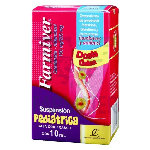 [371056] FARMIVER SUSP. Pediátrica Fco. 10 ML. 100-200 MG/10 ML.