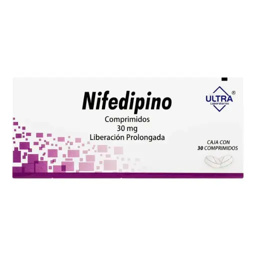 [537036] NIFEDIPINO (Ultra) c/30 COMPS. L.P. 30 MG.