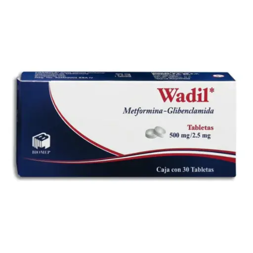 [275350] WADIL c/30 TABS. 500/2.5 MG.