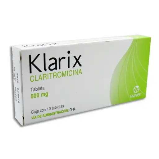 [150136] KLARIX c/10 TABS. 500 MG.