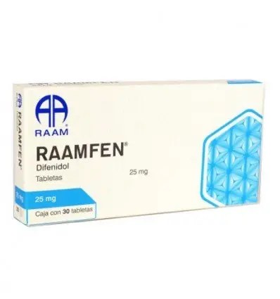 [911402] RAAMFEN c/30 TABS. 25 MG.