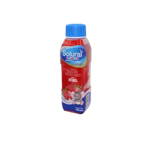 [482602] SOLURAL SOL. Pediátrico Sabor FRESA FCO. 300 ML.