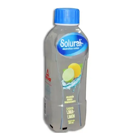 [487785] SOLURAL Suero Rehidratante SABOR LIMA-LIMÓN 500 ML.