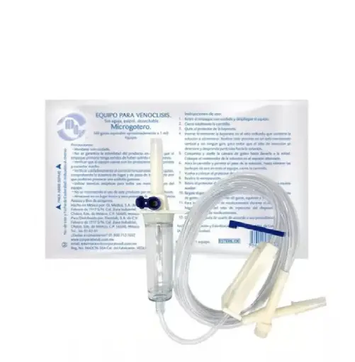 [320061] EQUIPO p/VENOCLISIS Microgotero (DL) Estéril s/Aguja c/1 Pza.