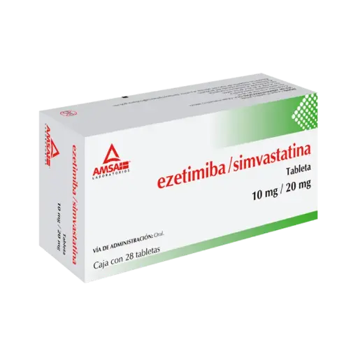 [865424] EZETIMIBA/SIMVASTATINA (Amsa) c/28 TABS. 10/20 MG.