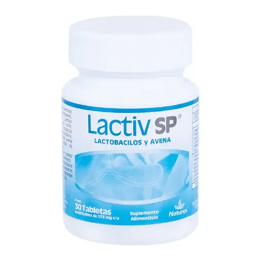[91101] LACTIV SP c/30 TABS. Masticables. 573 MG.