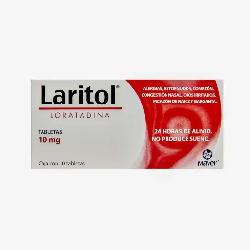 [150903] LARITOL c/10 TABS. 10 MG.