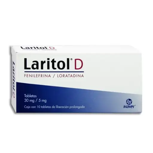 [150911] LARITOL-D c/10 TABS. L.P. 5/30 MG.